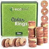 ecoKiwi Cedar Blocks for Clothes Storage - 55 Pack