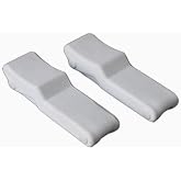 X-Haibei 2 Pcs 4 inch Flexible Draw Latch Soft White Rubber Over Center Boat Latch Door Handle