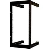 Vertical Cable 19 WALL Mount Adjustable Depth Open Frame Network Rack - 20U