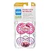 MAM Original Baby Pacifier, Nipple Shape Helps Promote Healthy Oral Development, Sterilizer Case, 2 Pack, 16+ Months, Camo/Girl