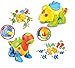 JOYIN Dinosaur Toys Take Apart Toys (Pack of 4) - Construction Engineering Building Play Set