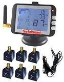 RV 6-Tire Flow-Through Sensor Tire Pressure Monitoring System (TPMS)