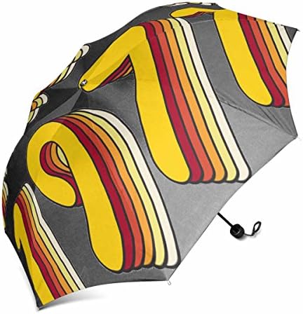 Honxjsnz Folding Umbrella Windproof Sturdy and Portable，37.4 inch x 11.42 inch