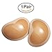 Silicone Adhesive Bra Pads Inserts & Removable Push Up Sticky Bra Pad Breast Enhancer for Women, Beigeױ Pair, Free