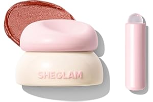 SHEGLAM Bounce Putty Pocket Lip Pot velvet Matte Lipstick Soft High Pigment Color Lip Stain with Brush-Berry Bliss
