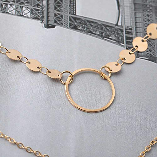 3 Jovono+Necklace+Choker+Sequin+Clavicle