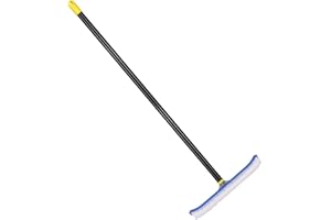 DIIG Swimming Pool Brush, 8FT Stainless Steel Heavy Duty Clean Swimming Pool Brush with Pole, Use for Swimming Pool Wall Tile Floor and Step