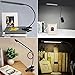 KEDSUM 10W LED Clip on Light, Reading Light with 5 Lighting Modes and 5 Level Dimmer, Flexible Gooseneck Desk Lamp, Touch Control Panel, Clip on Lamp for Bed Headboard, Computer