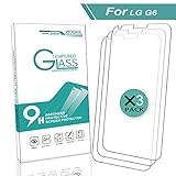 LG G6 Screen Protector, LG G6 Plus Screen Protector, AnoKe [Tempered glass] [Case Friendly] Anti-Scratch,Lifetime Replacement Warranty Ultra-Clear Screen Protector Film for LG G6 2017- 3Pack