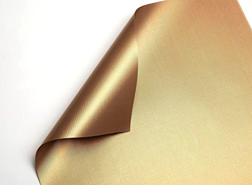 Click Here to See More Images SYH003 Teflon Non-stick BBQ Grill Mat,Lifetime Replacement Warranty Baking Mats,Non-toxic Family High Temperature Resistance Barbecue Pad,Heavy Duty and Easy to Clean (Yellow,Set of 2)