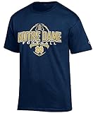 Notre Dame Fighting Irish Navy Football Short Sleeve T Shirt by Champion