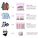 7Pcs Mesh Laundry Bag Travel Storage Organize Bag Clothing Washing Bags for Blouse, Hosiery, Stocking, Bra, Underwear, Lingerie (1 Extra Large, 2 Large, 3 Medium Bags, 1 Bra Wash Bags)