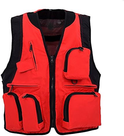 Cheerun Women's Mesh Multi Pockets Fishing Vest Photography Vests