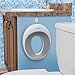 Potty Training Seat for Toddler with Bonus Command Hook - Toilet Seat for Boys and Girls - Comfortable, Non-Slip Kids Toilet Seats with Hanging Ring