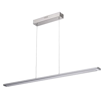Mw Light 675012601 Modern Led Pendant Light Bar Chrome Stainless