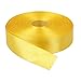 Topenca Supplies 1 Inch x 50 Yards Double Face Solid Satin Ribbon Roll, Dark Yellow