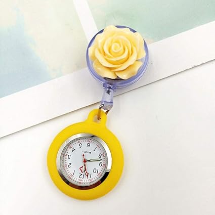 Cxypeng Reloj Broche Bolsillo Enfermeras,Linda Mesa de ...
