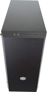Cooler Master MasterBox MCB-B600L ATX Mid-Tower Red Trim Acrylic Side Panel PC view 6