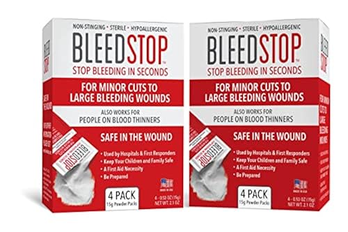 BleedStop™ First Aid Powder for Blood Clotting, Trauma Kit, Blood ...