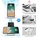 iPhone X Wireless Charger, ELLESYE 10W Fast Wireless Charger Charging Stand for Galaxy S9 S9 Plus Note 8 S8 S8 Plus S7 S7 Edge Note 5 S6 Edge, 5W Standard Charge for iPhone X/8/8 Plus (No AC Adapter)