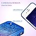 iPhone 4 Case, iPhone 4S Case, Ruky [Gradient Quicksand Series] Glitter Flowing Liquid Floating Protective Shockproof Clear TPU Girls Case for iPhone 4/4S - (Purple&Blue)