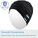 Qshell Wireless Bluetooth Beanie Hat Headphone Headset Music Audio Cap for Women Men with Speaker & Mic Hands Free Outdoor Sports,Compatible with iPhone 6s/6 Plus,Samsung, Black