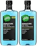 Irish Spring Signature For Men Body Wash - Cool Energy - With Authentic Citrus & Menthol - Net Wt. 15 FL OZ (443 mL) Per Bottle - Pack of 2