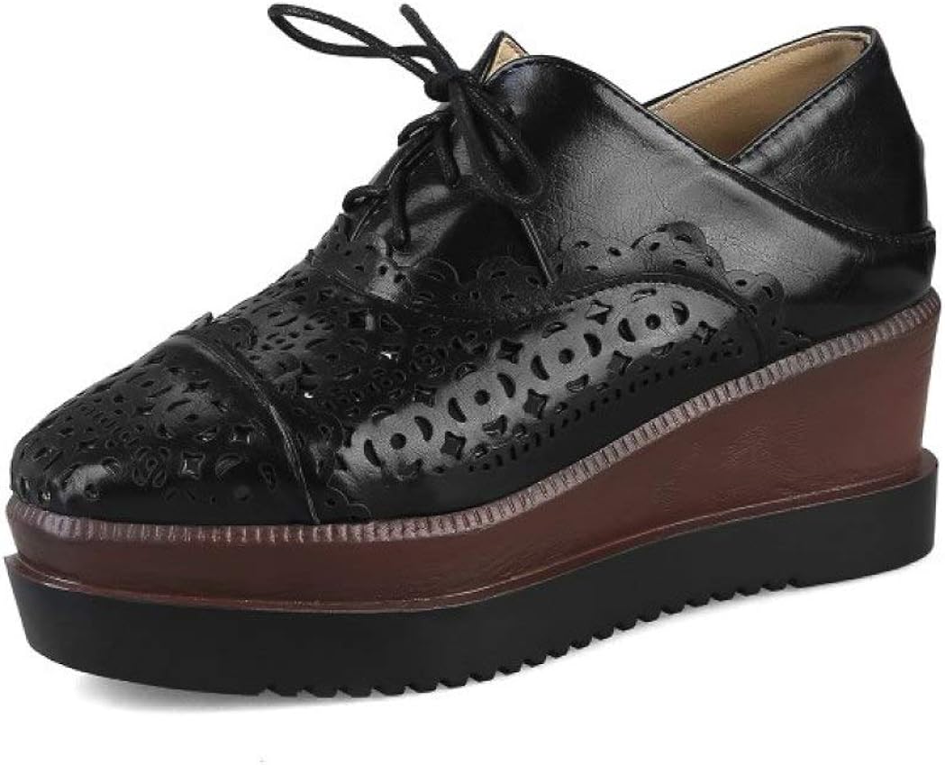 platform heeled oxfords