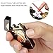 Kivors Windproof Flameless Electronic Double Pulse Plasma Arc Lighter USB Rechargeable No Gas Metal Relief Tiger Lighter