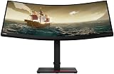 Lenovo T34W 34 Inch WQHD 1000:1 Monitor DisplayPort view 7