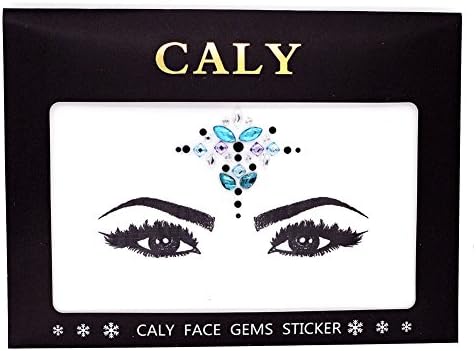 CALY CB-1004 Face Gems Festival Jewels Crystals Sticker The Latest Design Decorative Sticker