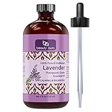 Beauty Aura 100% Pure Lavender Essential Oil - 4 oz Bottle - Finest Quality Therapeutic Grade Essential Oils – Ideal For Aromatherapy