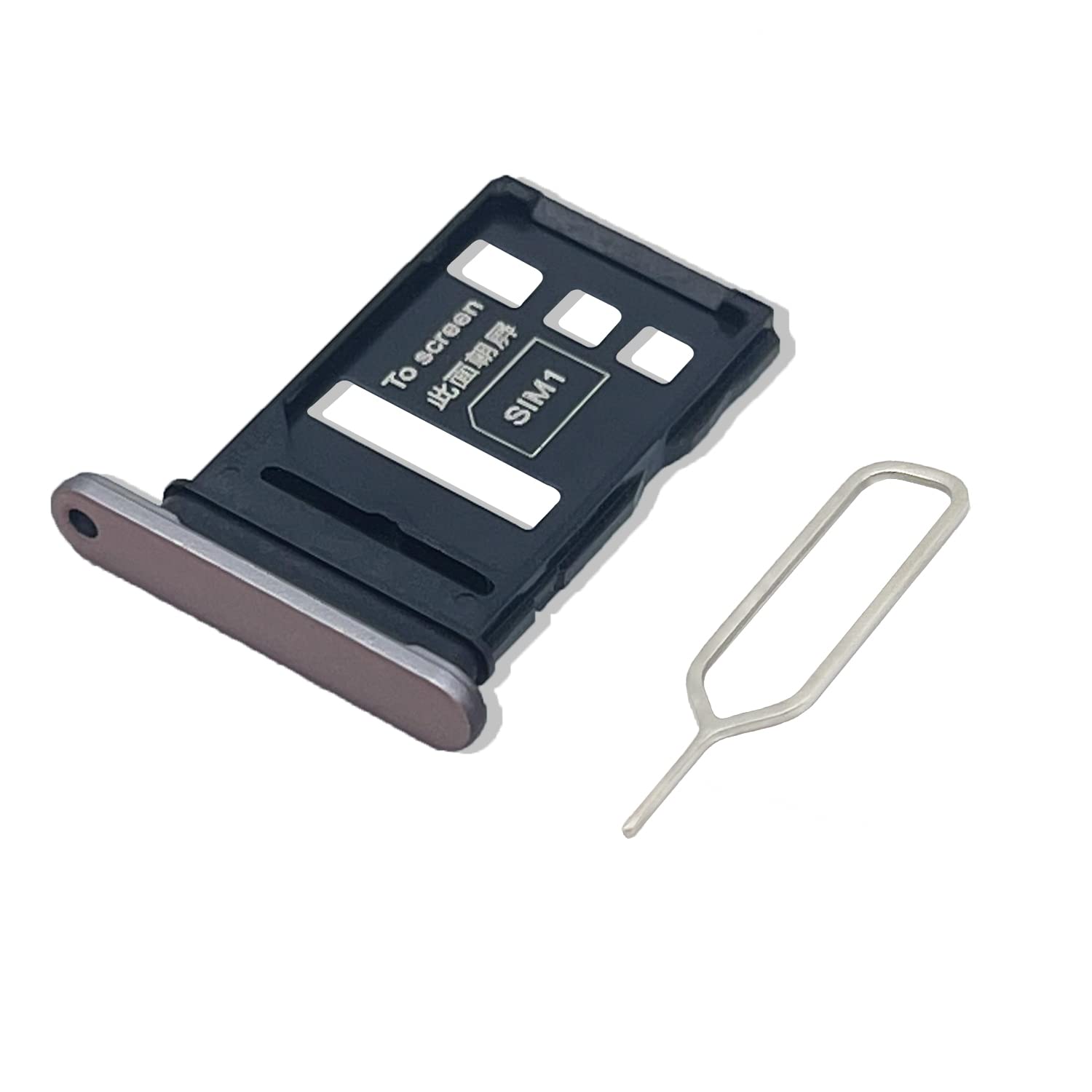 Eonpam Original DUAL SIM Card Slot Tray Holder Replacement for (Honor 50) Incl SIM Pin (Golden)