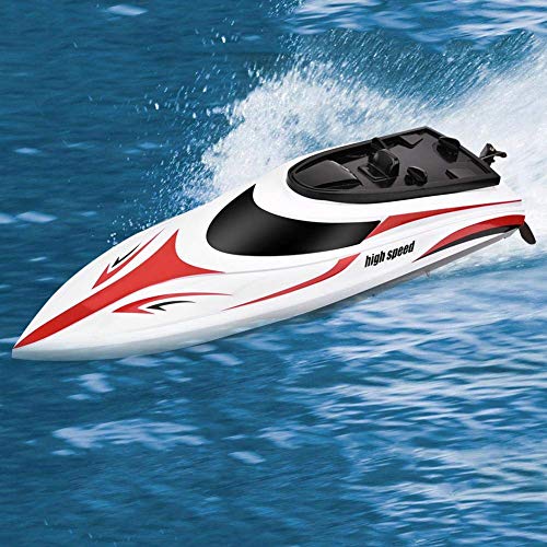 XHCP Mini RC Boot, Steuerung Fernboot Racing Speedboat Modell Geschenke für Kinder Spielzeug Fahrzeug Schiff – Bild 3