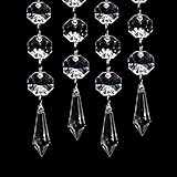 XCSOURCE 30PCS Acrylic Crystal Clear Garland Hanging Bead Curtain Wedding Club Party Decoration WV220