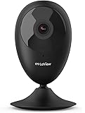 LaView One Dot 1080P HD Camera, Indoor Wireless IP Security System with Night Vision for Home/Office/Baby/Pet Monitor with iOS, Android App - Cloud Available and SD Card Available(Black)