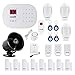 Compatible with Alexa App Controlled Updated S03 WiFi and Landline Security Alarm System Deluxe Glass Kit Wireless DIY Home Security System by Fortress Security Store- Easy to Install