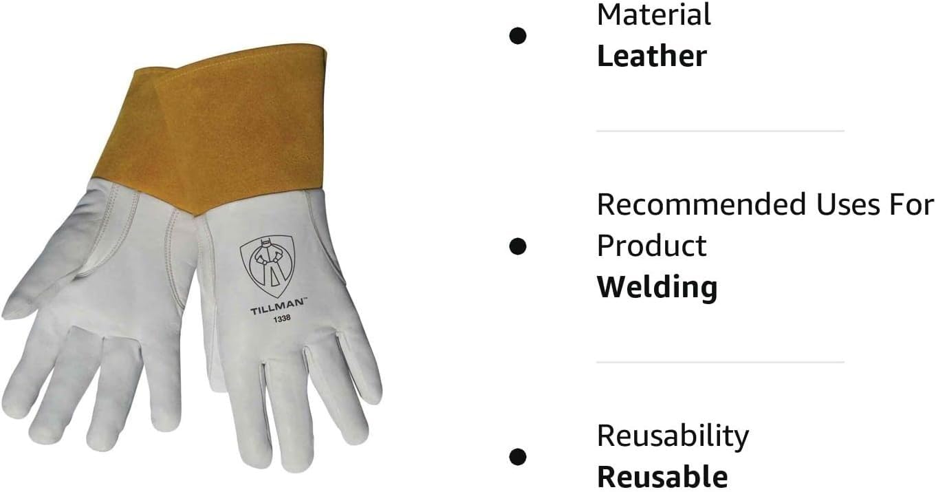 Weldas SOFTouch™ Top Grain Calfskin Welding Glove With Reinforced Thumb - Welding