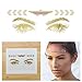 Tattify Bindi Tribal Colorful Temporary Face Rocks - Wind - Other Styles Available, Fashionable Temporary Rhinestone Gem Face Jewel Stickers - Long Lasting and Waterproof
