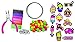 Fashion Angels Enterprises 12063 Neon Emoji Charm Mash-Up Bracelet Kit, Multicolor