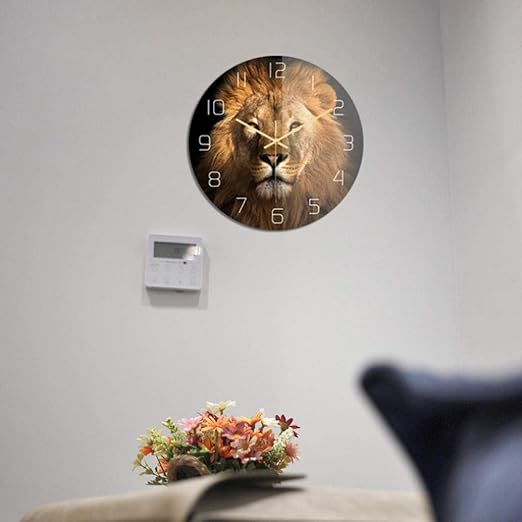 Biubiubiubiu Lion King Reloj De Pared Decorativo Animal Espiritual