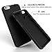 iPhone 6s Case, Roybens Super-Slim TPU Shockproof Case Cover with Carbon Fiber Hybrid Anti-Slip Grip Back Pattern for Apple iPhone 6 & 6s 4.7 Inch, Soft Flexible Protective Shell Guard Black
