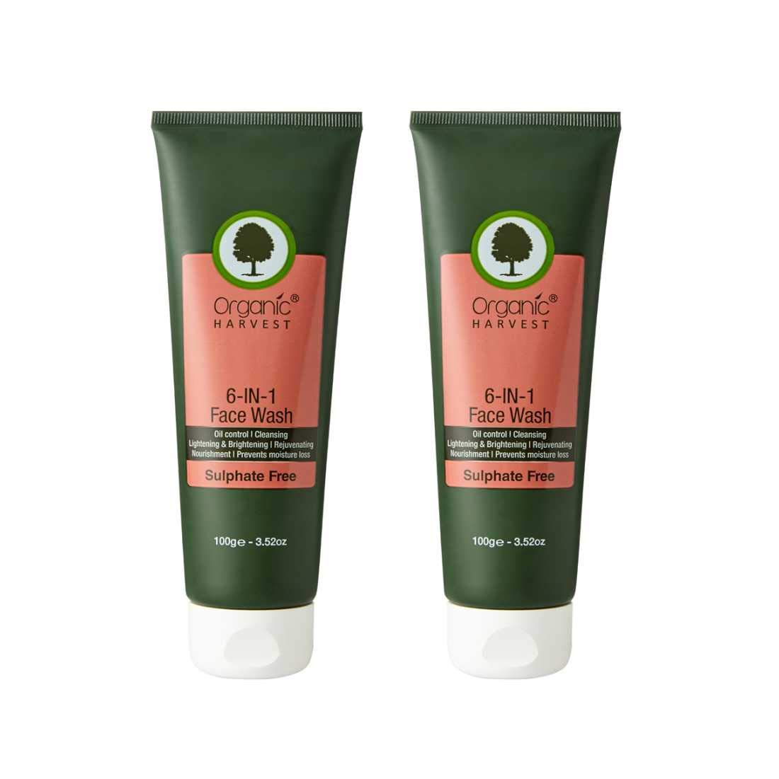 organic harvest face wash for oily skin