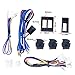 Jili Online Car Power Window Swithches Conversion Kit for Vehicle 2 Door Roll Up Lifter
