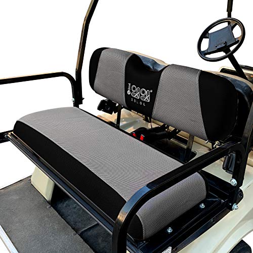 10L0L Rear Golf Cart Seat Cover Set for EZGO Club Car Yamaha