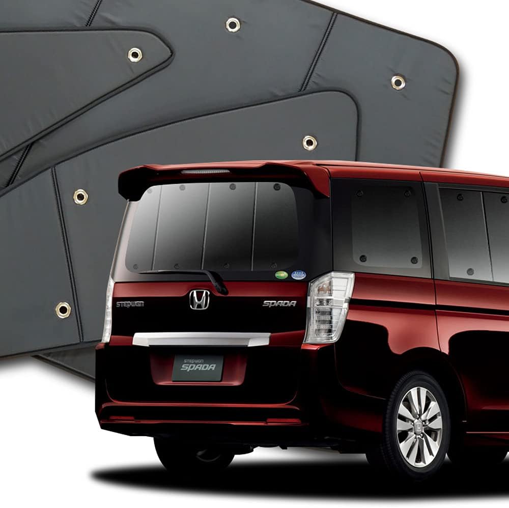 Amazon 01s C007 Re 日本製 ステップワゴン スパーダ Rk 5系 カーテンいらず遮光防水 サンシェード リア用 車中泊 仮眠 盗難防止 燃費向上 車中泊グッズ アウトドア サンシェード 車 バイク