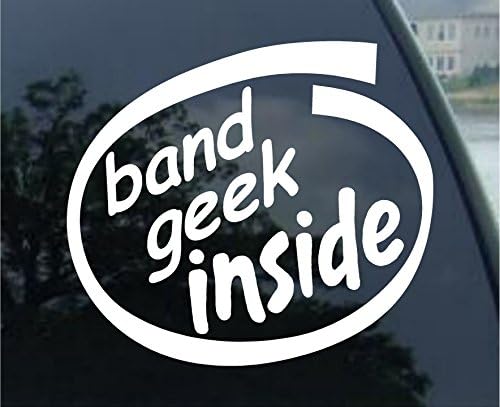 Band Geek Inside Vinyl Graphic Sticker Decal