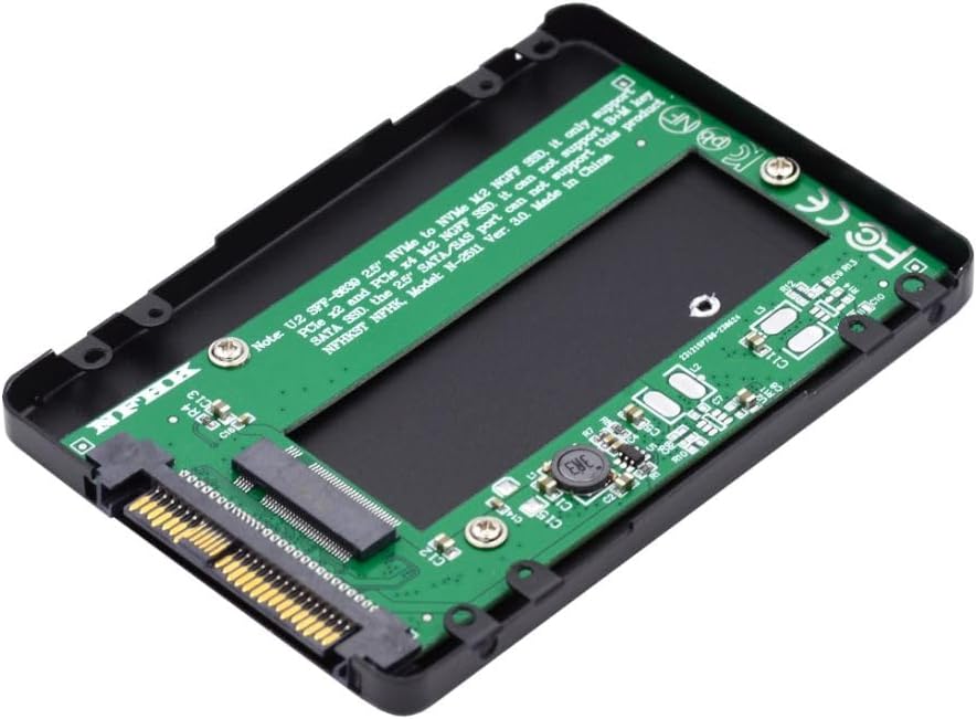 Chenyang SFF-8639 NVME U.2 to M.2 NGFF M-key PCIe SSD Enclosure Adapter