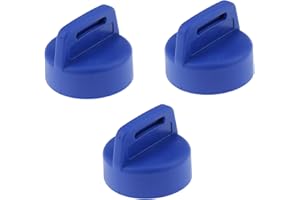 DVPARTS 3X Ignition Key Cover 5433534 5431964 for Polaris Ranger, Trail Boss, Magnum, Xpress, Sport, Ranger, RZR, General, ACE, Sportsman, Scrambler RZR 800 900 570 (Blue)