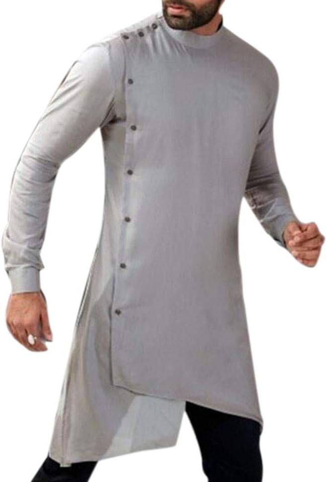 Mens and Boys Tunic Long Kurta Jubba Thobe Arab Saudi Dishdash
